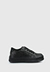 Siyah Kız Çocuk Sneaker