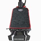 Elektrikli Scooter Aksesuar Koruyucu Paspas Dualtron Achilleus Uyumlu Gri Kurt Nakış Armalı