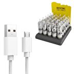 ŞARJ KABLO STANDLI 30 ADET MICRO ESCOM