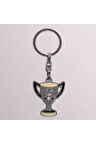 Kupa Figürlü Gümüş Rengi Anahtarlık