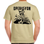 Alfa Operasyon Asker Baskılı Tişört