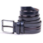 Dagoster DMK26-457 Lacivert 4.5 cm Suni Deri Erkek Kemer