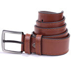 Dagoster DMK26-459 Taba 4.5 cm Suni Deri Erkek Kemer