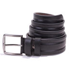 Dagoster DMK26-351 Siyah 4 cm Suni Deri Erkek Kemer