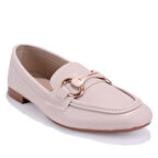 Dagoster DZA07-1181129 Bej Günlük  Kadın Babet Ayakkabı