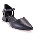 Dagoster DZA07-92825105 Siyah Klasik Topuklu Kadın Ayakkabı