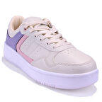 Kinetix Lowner Pu Ekru Ortopedik Günlük Kadın Spor Ayakkabı