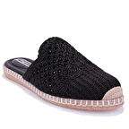 Dagoster DZA07-1155121 Siyah Triko Spor Kadın Terlik