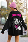 Pantera Müzik Grubu Baskılı Unisex Oversize Rock Metal Sweatshirt