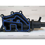 TERMOSTAT CLIO II 98-05 / LAGUNA II 01-07 / 1.4 16V-1.6 16V KOMPLE 4 BAĞLANTILI CONTALI SENSÖRLÜ 89°C