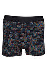 NİVEMESHOME 4480 ERKEK LYCRALI  COTTON BOXER NOKTA DESENLİ L BERRAK