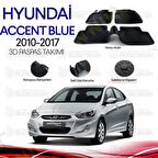 Hyundai Accent Blue 2015 - 2019 3D Havuzlu Oto Paspas Takımı