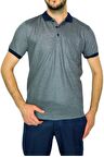 Erkek Polo Yaka Jakarlı Tişört BGL-ST00535