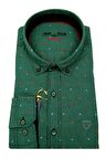 Erkek Slim Fit Puantiyeli Gömlek 59217