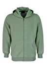 Erkek Spor Fermuarlı Kapüşonlu Sweat R6680 BGL-ST03169