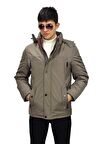 Erkek Spor Kapüşonlu Mont  M3306 BGL-ST03230
