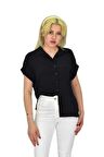 Kadın Ayrobin Kısa Kol Gömlek BGL-ST03695