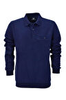 Erkek Polo Yaka Cepli Sweatshirt BGL-ST04197