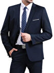 Erkek Lacivert 4 Drop Takım Elbise BGL-ST04305