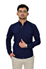 Erkek Spor Likralı Gömlek BGL-ST04343