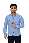 Erkek Spor Likralı Gömlek BGL-ST04343