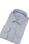 Erkek Puantiyeli Slim Fitt Uzun Kol Gömlek 2402 BGL-ST04385