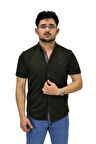 Erkek Spor Silim Fit Kısa Kol Gömlek BGL-ST04480