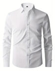 Erkek Klasik Tek Cepli Uzun Kol Gömlek BGL-ST04544