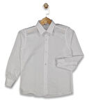 Erkek Çocuk Beyaz Uzun Kol Gömlek BGL-ST04547