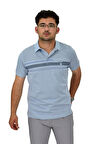Erkek Polo Yaka Pano Çizgili Tişört T273 BGL-ST04592