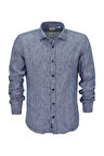 Erkek Yazlık Slim Fitt Uzun Kol Gömlek 2431 BGL-ST04755