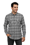Erkek Kışlık Çift Cep Kapaklı Gömlek BGL-ST04931