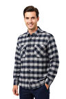 Erkek Kışlık Çift Cep Kapaklı Gömlek BGL-ST04933