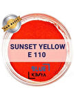 Lake Sunset Yellow 250 Gr Turuncu E110 Yağ Bazlı Toz Gıda Boyası
