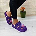 Da-Ye 1001 P Mor Önü Kapalı Yumuşacık Kaydırmaz Sandalet & Terlik