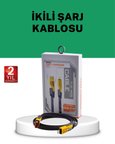 Yüksek Hızlı 65w Güç Çıkışlı Çoklu Cihaz Uyumlu Şarj Kablosu