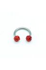 316l Kararmaz Cerrahi Çelik Kristal Taşlı Kıkırdak Dudak Burun Septum Tragus Piercing Minik Boy