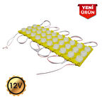 12V Camlı Parmak Led Lamba Su Geçirmez- 10'LU SET
