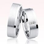 Beyaz Altın Alyans 2602-2