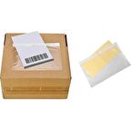 1000 Adet 18 x 14 cm Yapışkanlı Kargo Fatura Cebi Koli İçin Evrak Cebi