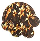 30 Cm Resimli Ahşap Tepsi Tabanı Ve Bardak Altı NO8