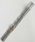 Başlıklı Fermuar 40 cm Light Gold Metal Açık Gri