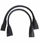 Gerçek Deri Kısa Pelikan Model Çanta Sapı Siyah Renk