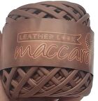 Sütlü Kahve Renk Maccaroni Deri İp