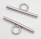 Zincir Uçları İçin Gümüş Renk T Metal