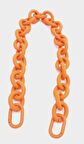 48 cm Turuncu Renk Buzlu (Mat) Zincir