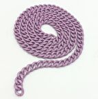 Renkli Metal Zincir Mor 120 Cm