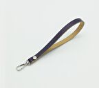 Gerçek Deri Mor Renk Elcik Gümüş Metalli