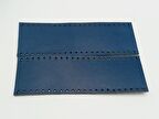 Lacivert Gerçek Deri Tutma Sapı 18X6 Cm Simit Sap