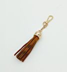 Gerçek Deri Kovanlı Püskül Crazy Oil Hardal Light Gold Metalli